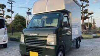 スズキ キャリィ モスグリーン 2004年式｜r617 - キッチンカー製作